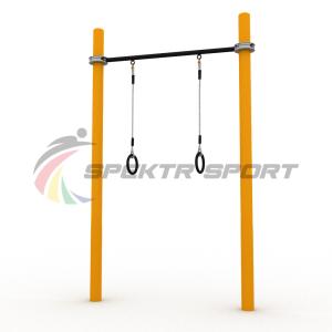 Купить Турник классический для занятий Воркаут с кольцами SP WRK-07 + Rings_76mm в Черногорске 
