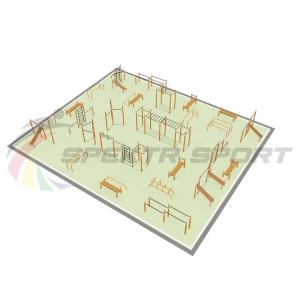 Купить Парковая площадка для Воркаут и WRK 6_76mm в Черногорске 