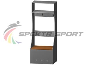 Купить Индивидуальное место хоккеиста (ЛДСП) ширина 800 мм в Черногорске 