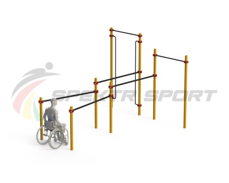 Купить Спортивный комплекс для инвалидов-колясочников WRK-D19_76mm в Черногорске 