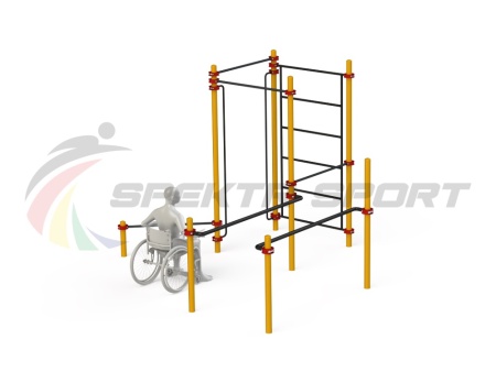 Купить Спортивный комплекс для инвалидов-колясочников WRK-D18_76mm в Черногорске 